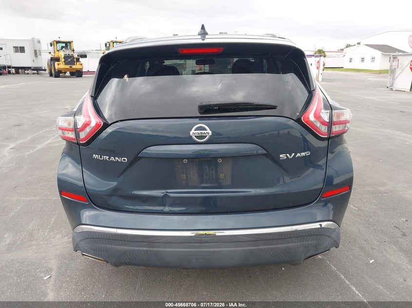 NISSAN MURANO 2018 VIN 5N1AZ2MH3JN126326