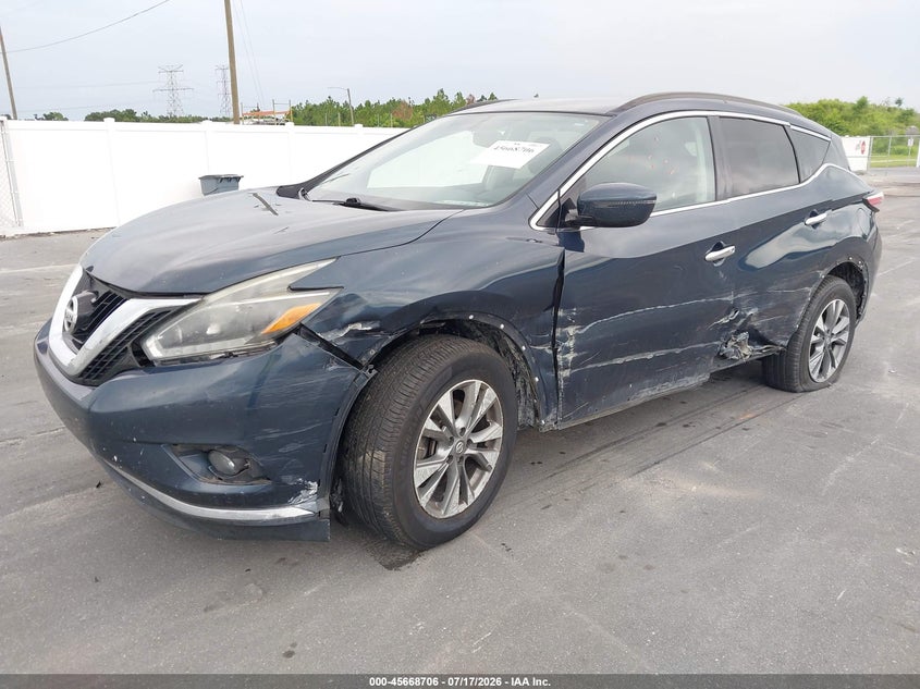 NISSAN MURANO 2018 VIN 5N1AZ2MH3JN126326