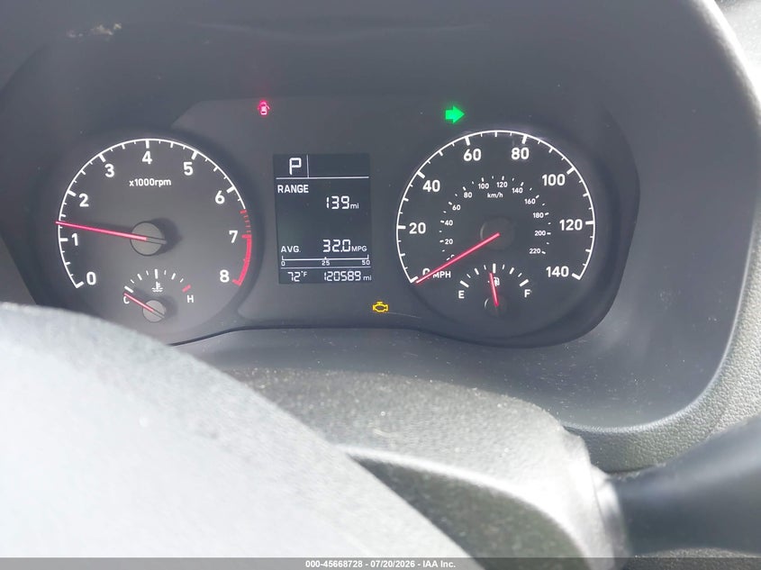 2019 Hyundai Accent Se VIN: 3KPC24A37KE044188 Lot: 45668728