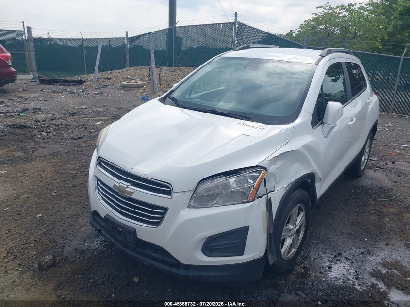 2016 Chevrolet Trax Lt VIN: KL7CJLSB8GB616521 Lot: 45668732