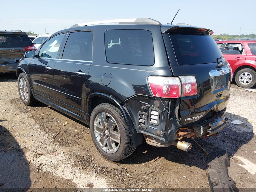 Vin: 1gkkrted6cj191521, lot: 46167376, gmc acadia denali 20123