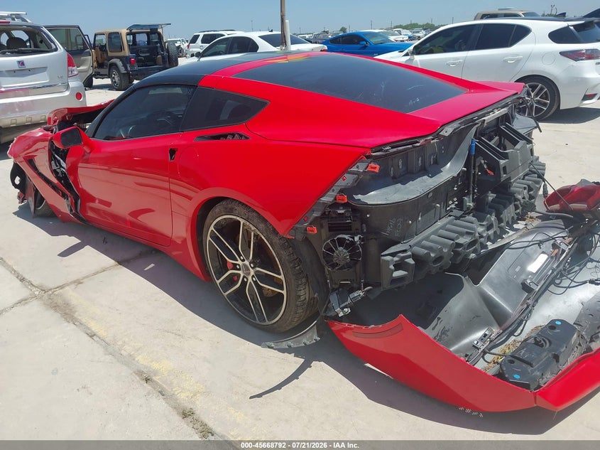 Vin: 1g1ym2d71f5103541, lot: 46167392, chevrolet corvette stingray z51 20153