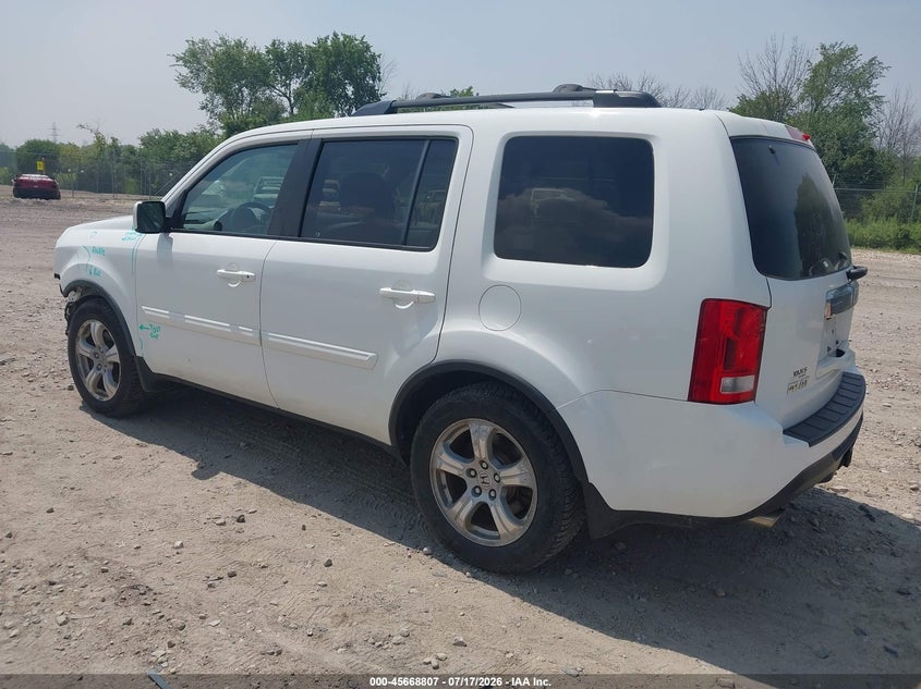 Vin: 5fnyf4h52fb018891, lot: 46167407, honda pilot ex-l 20153