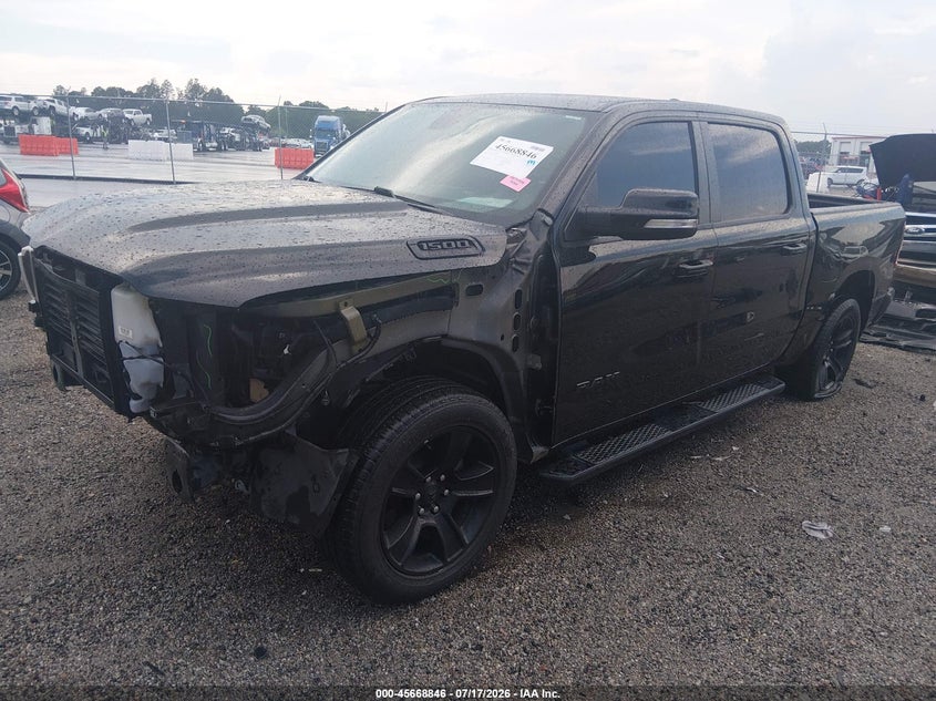 Vin: 1c6rreft0ln237713, lot: 46167446, ram 1500 big horn  4x2 5'7 box 20202