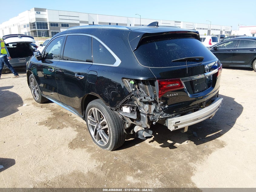 2017 Acura Mdx Advance Entertainment Pkgs VIN: 5FRYD3H94HB011140 Lot: 45668848
