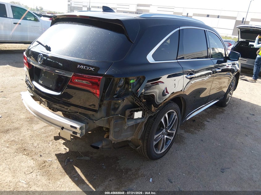 2017 Acura Mdx Advance Entertainment Pkgs VIN: 5FRYD3H94HB011140 Lot: 45668848