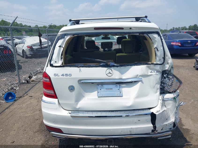 2012 Mercedes-Benz Gl 450 4Matic VIN: 4JGBF7BEXCA763758 Lot: 45668852