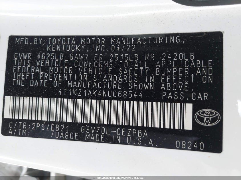 TOYOTA CAMRY - zdjęcie 9