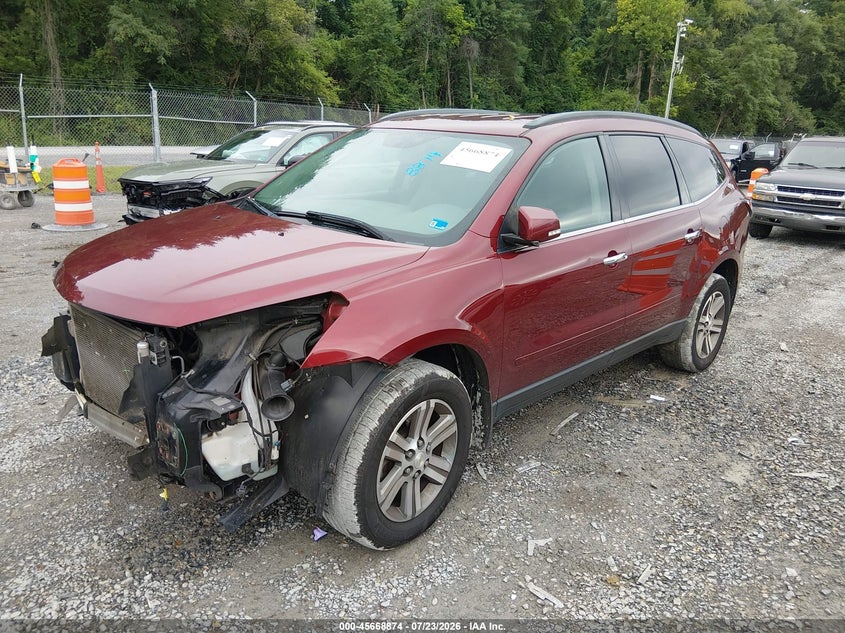 Vin: 1gnkvgkd1gj232461, lot: 46167474, chevrolet traverse lt 20162