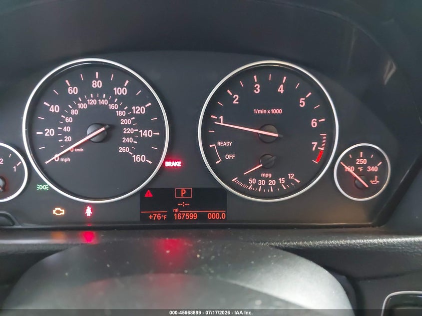 2015 BMW 328I VIN: WBA3A5C53FP605089 Lot: 45668899