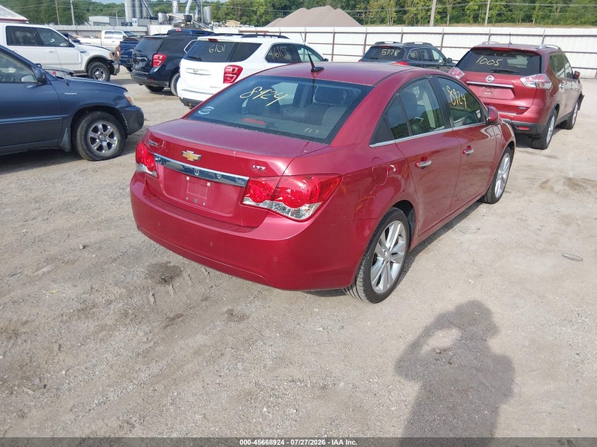 Vin: 1g1ph5s90b7190580, lot: 46167524, chevrolet cruze ltz 20114