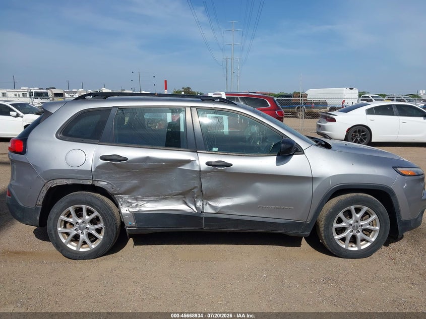 2015 Jeep Cherokee Sport VIN: 1C4PJLAB0FW684406 Lot: 45668934