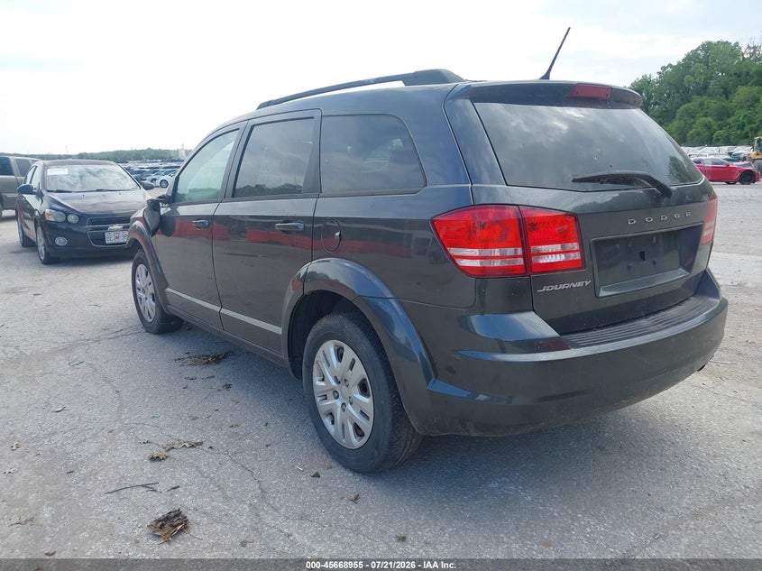 2016 Dodge Journey Se VIN: 3C4PDCABXGT221574 Lot: 45668955