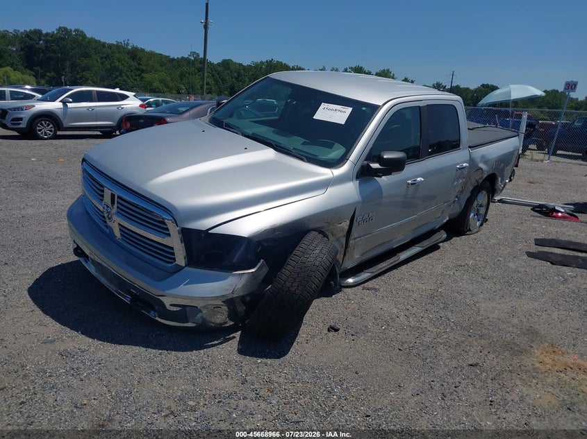 Vin: 1c6rr7lt3fs765834, lot: 46167566, ram 1500 big horn 20152