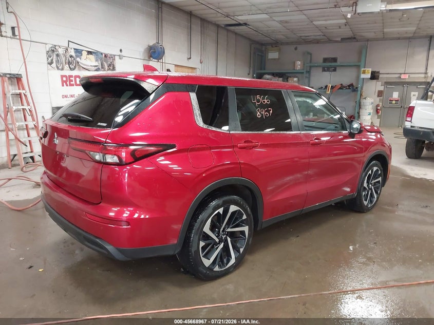 Vin: ja4j4ta85nz053949, lot: 46167567, mitsubishi outlander es 2.5 s-awc 20224