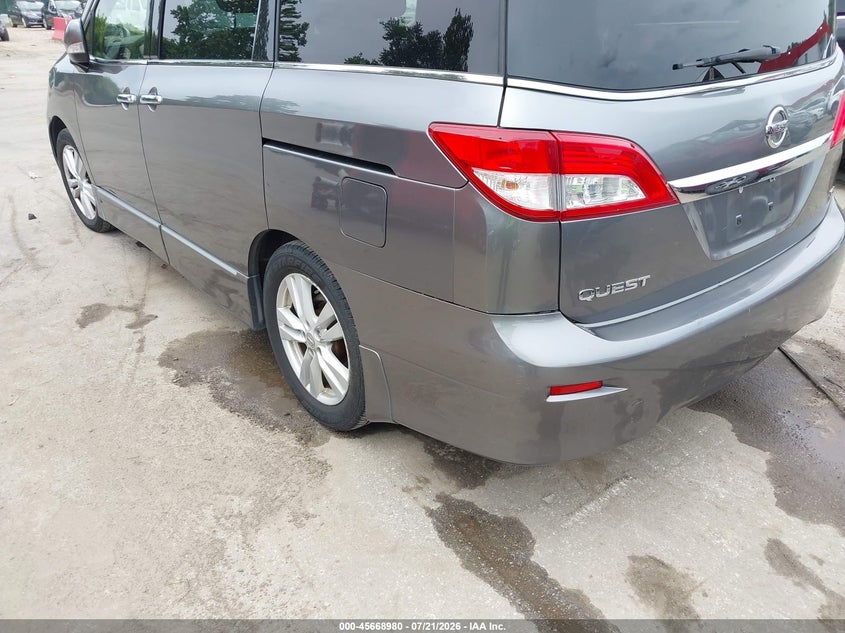 2015 Nissan Quest Sl VIN: JN8AE2KP6F9129994 Lot: 45668980