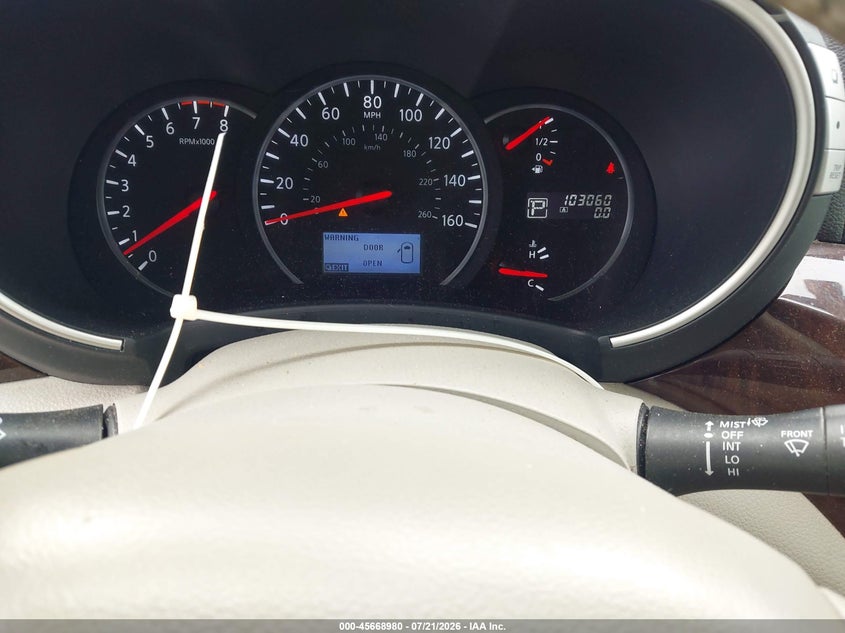 2015 Nissan Quest Sl VIN: JN8AE2KP6F9129994 Lot: 45668980