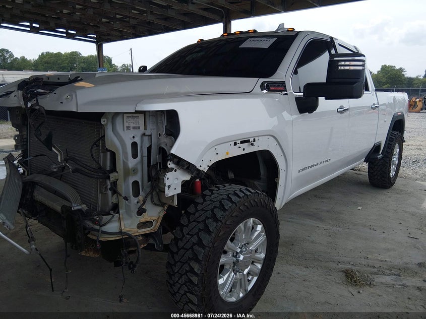 2020 GMC Sierra, Front & Rear, IAAI, VIN 1GT49REY0LF325744 — photo 2