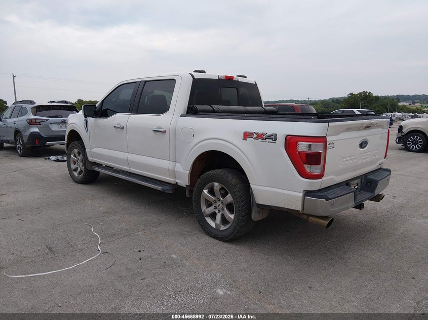 Vin: 1ftfw1e82mfc19848, lot: 46167592, ford f-150 lariat 20213