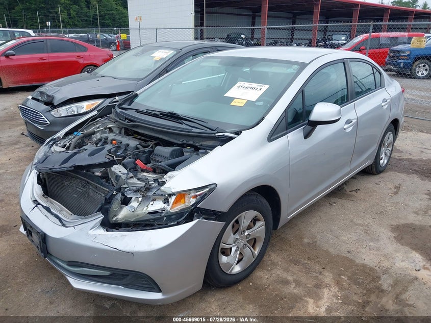 Vin: 19xfb2e59de036139, lot: 46167615, honda civic lx 20132