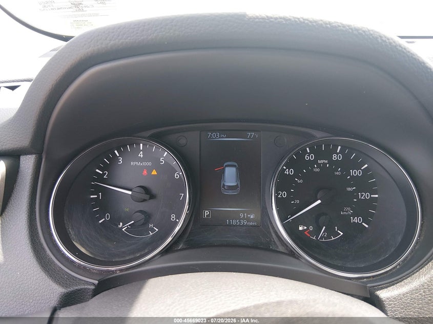 2017 Nissan Rogue Sv VIN: 5N1AT2MV1HC884453 Lot: 45669023