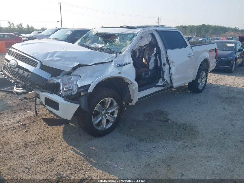 2018 Ford F-150, Rollover, IAAI, VIN 1FTEW1E55JFB75034 — photo 2