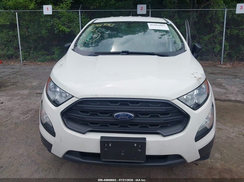 2020 Ford Ecosport S VIN: MAJ3S2FE3LC353024 Lot: 45669063