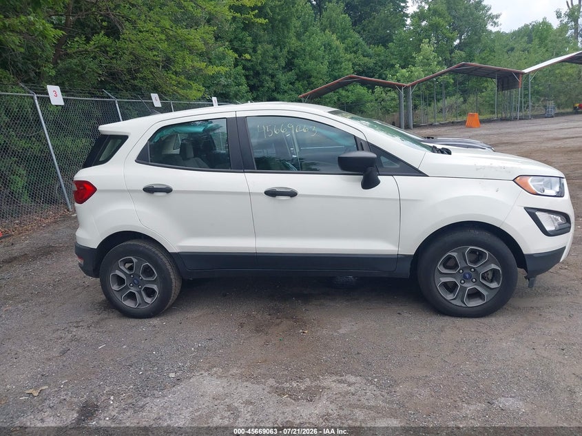 2020 Ford Ecosport S VIN: MAJ3S2FE3LC353024 Lot: 45669063