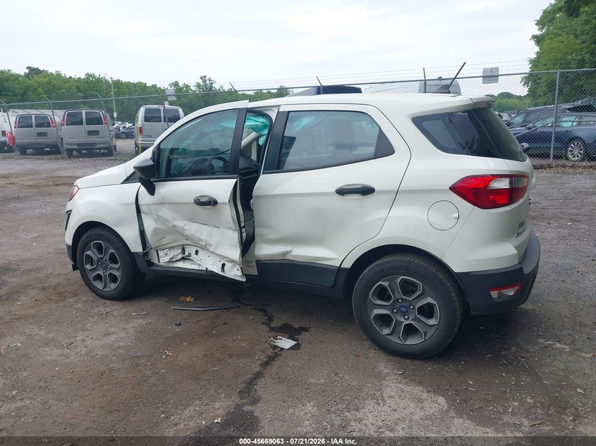 2020 Ford Ecosport S VIN: MAJ3S2FE3LC353024 Lot: 45669063