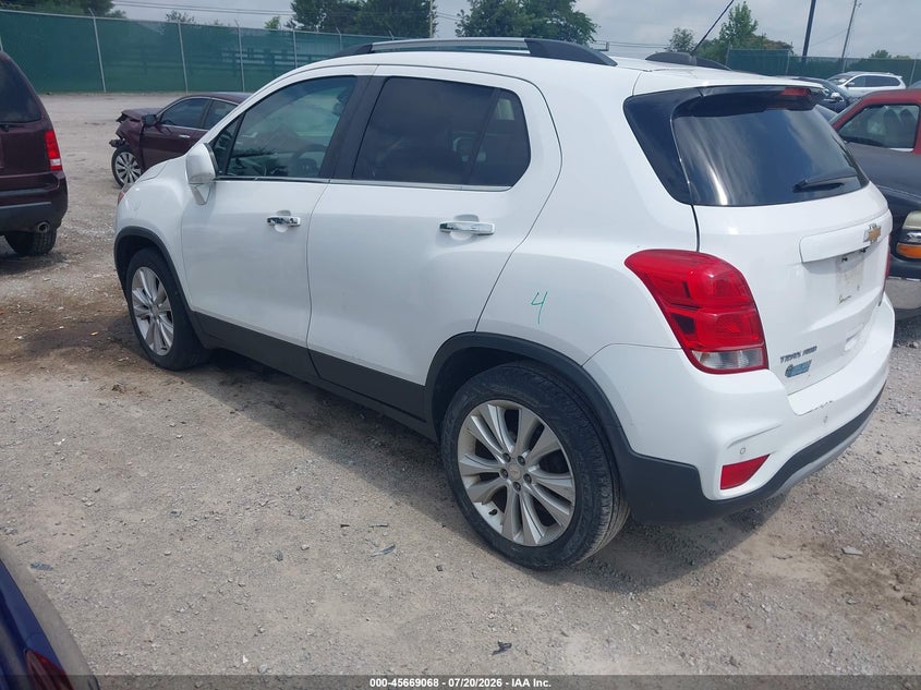 Vin: 3gncjrsb6hl259983, lot: 46167668, chevrolet trax premier 20173
