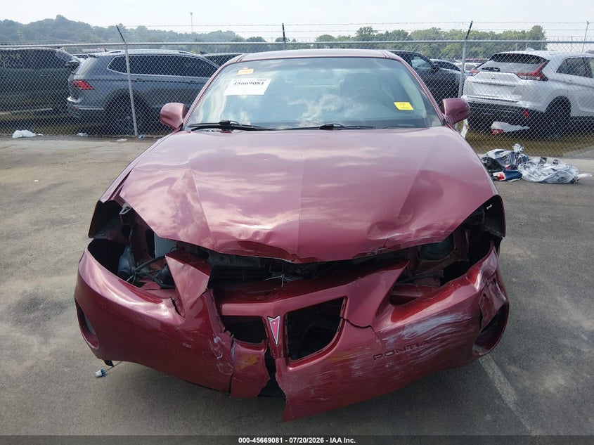 2004 Pontiac Grand Prix Gt1 VIN: 2G2WP522641364178 Lot: 45669081