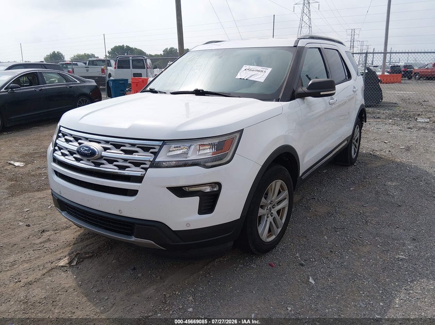 Vin: 1fm5k8d88kgb36896, lot: 46167685, ford explorer xlt 20192