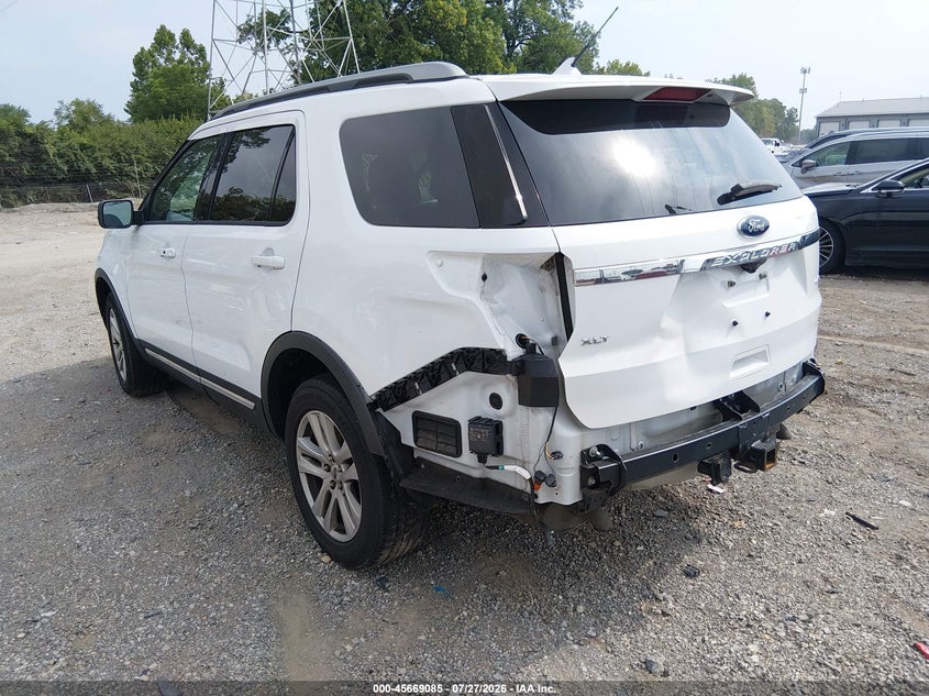 Vin: 1fm5k8d88kgb36896, lot: 46167685, ford explorer xlt 20193