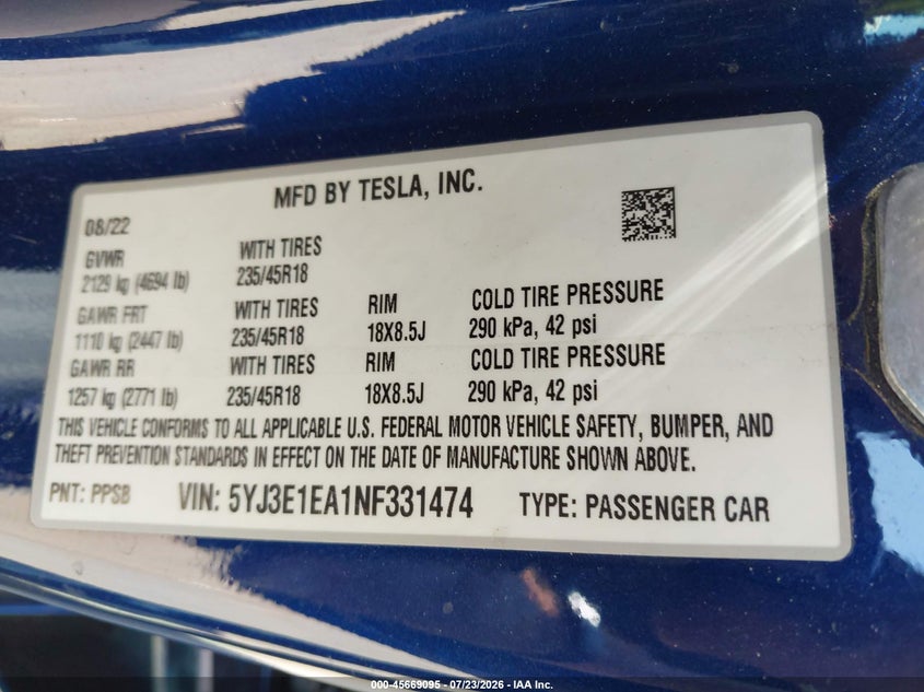 TESLA MODEL 3 - zdjęcie 9