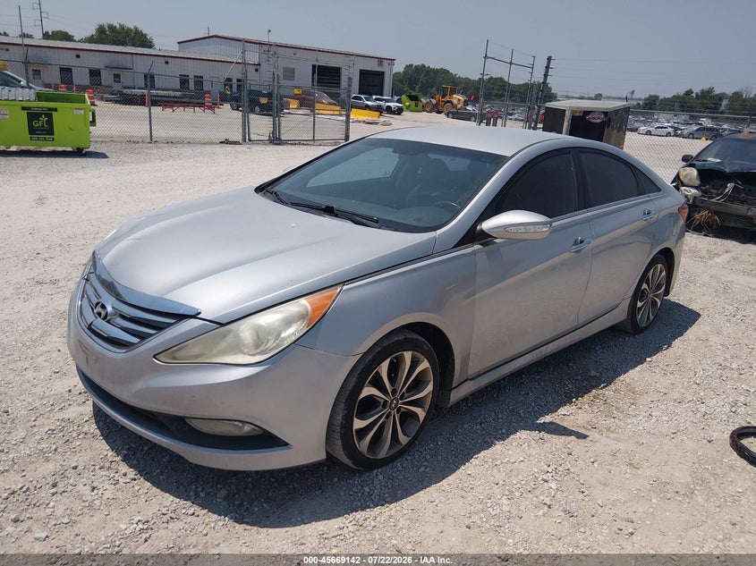 2014 Hyundai Sonata, Правый перёд, IAAI, VIN 5NPEC4ACXEH872046 — фото 2