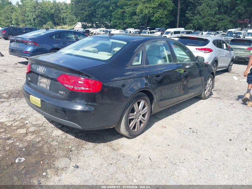 2010 Audi A4 2.0T Premium VIN: WAUAFAFL7AN065875 Lot: 45669147