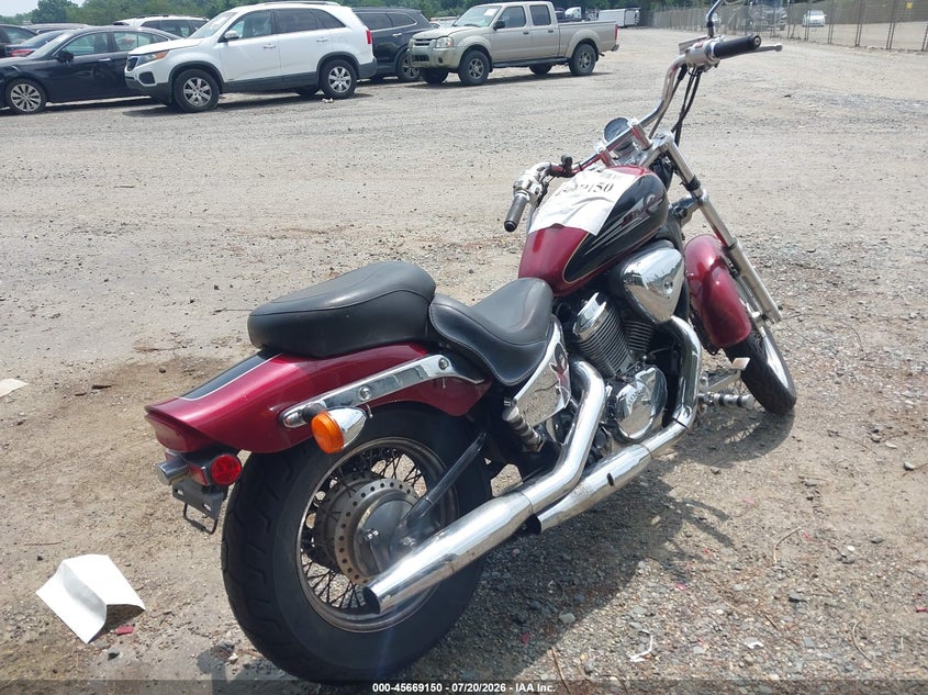 2000 Honda Vt600 Cd2 VIN: JH2PC2165YK100378 Lot: 45669150