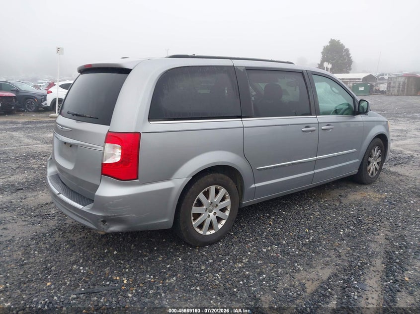 Vin: 2c4rc1bg1dr793562, lot: 46167760, chrysler town & country touring 20134