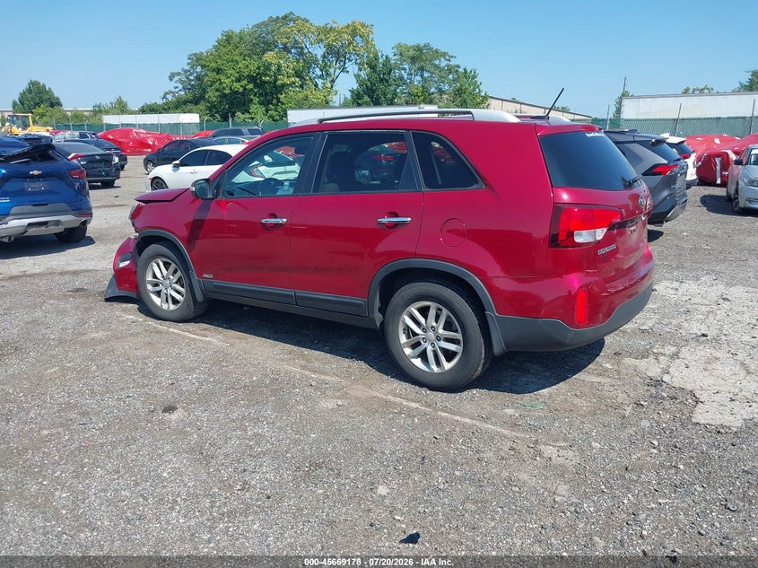 2015 Kia Sorento Lx VIN: 5XYKTDA67FG640722 Lot: 45669178