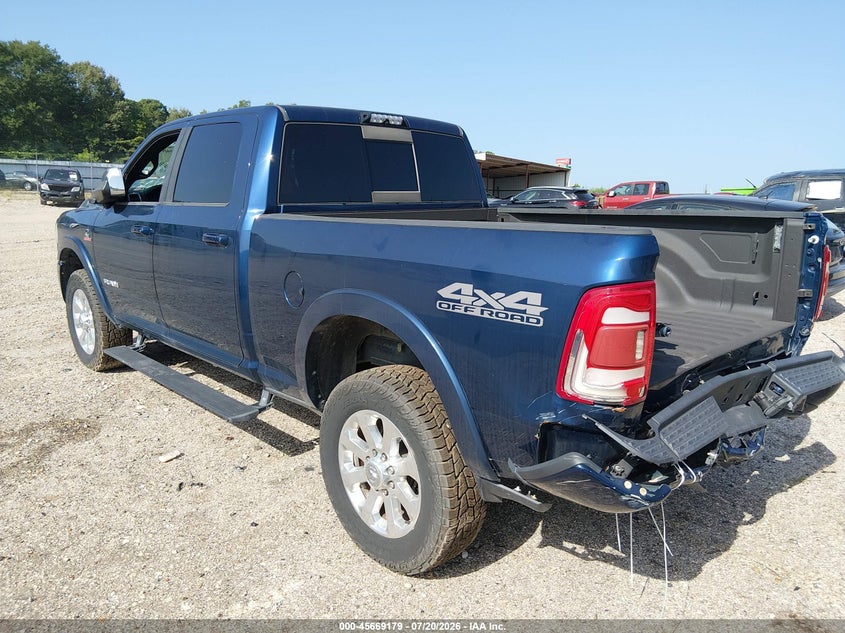 2020 Ram 2500 Laramie 4X4 6'4 Box VIN: 3C6UR5FL9LG173867 Lot: 45669179