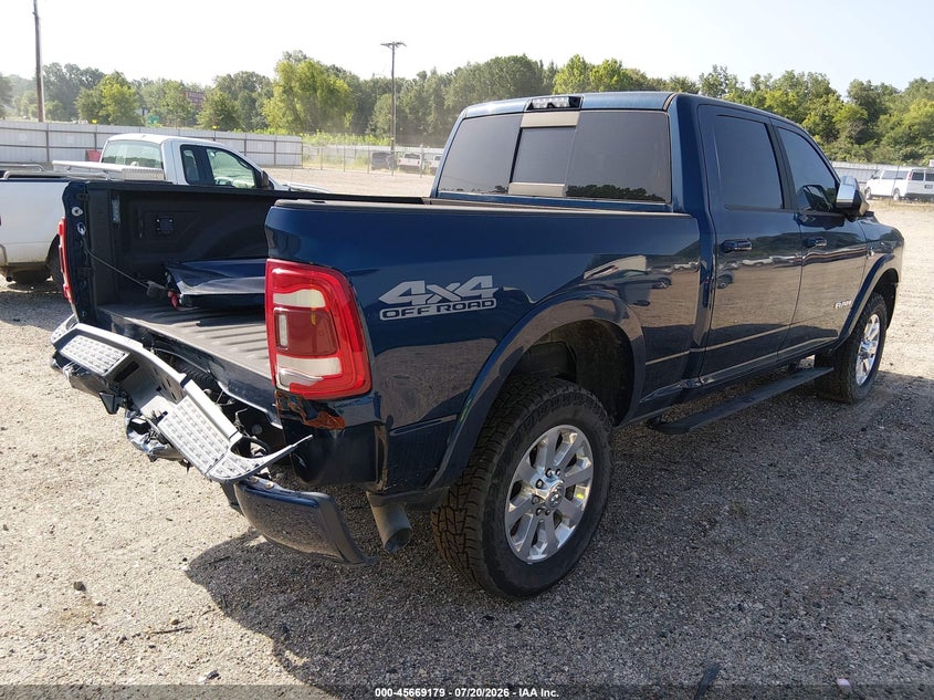 2020 Ram 2500 Laramie 4X4 6'4 Box VIN: 3C6UR5FL9LG173867 Lot: 45669179