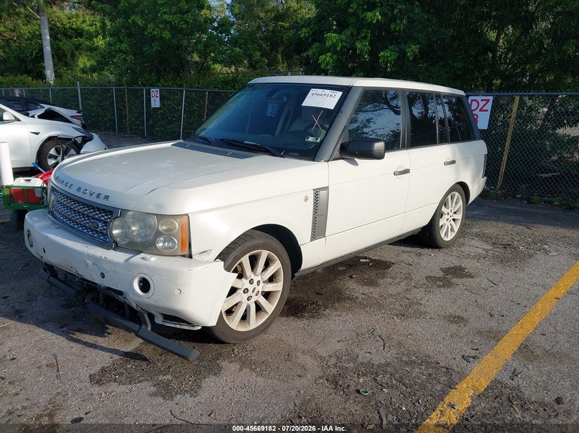 2008 Land Rover Range Rover Supercharged VIN: SALMF134X8A267651 Lot: 45669182