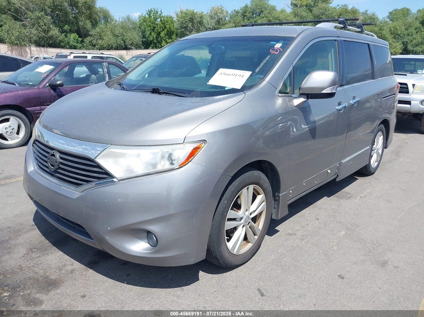 Vin: jn8ae2kpxc9046631, lot: 46167791, nissan quest sl 20122