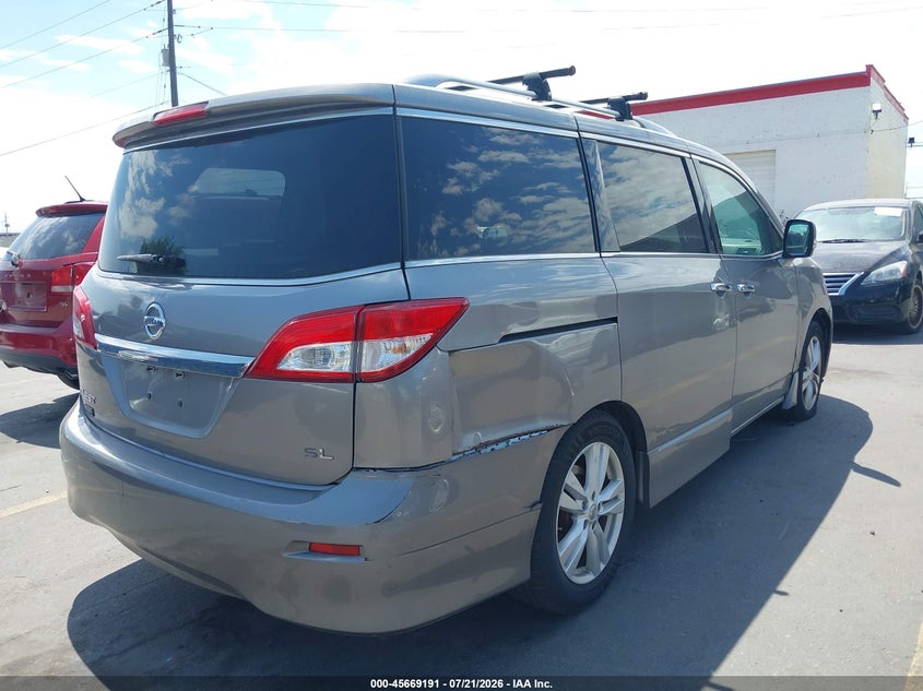 Vin: jn8ae2kpxc9046631, lot: 46167791, nissan quest sl 20124