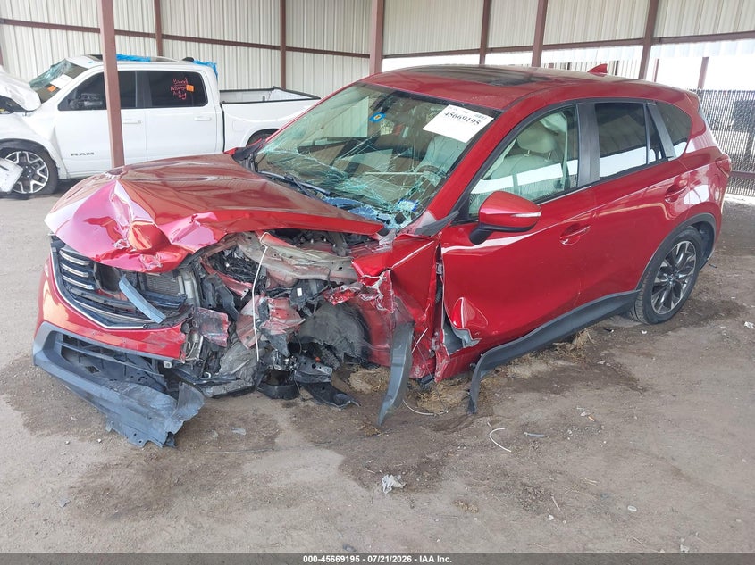 Vin: jm3ke2dy1g0876955, lot: 46167795, mazda cx-5 grand touring 20162