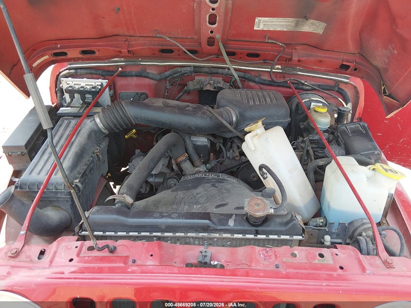 2001 Jeep Wrangler Se VIN: 1J4FA29P41P302347 Lot: 45669205