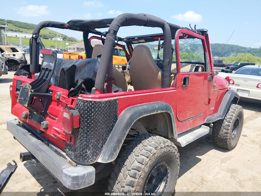2001 Jeep Wrangler Se VIN: 1J4FA29P41P302347 Lot: 45669205