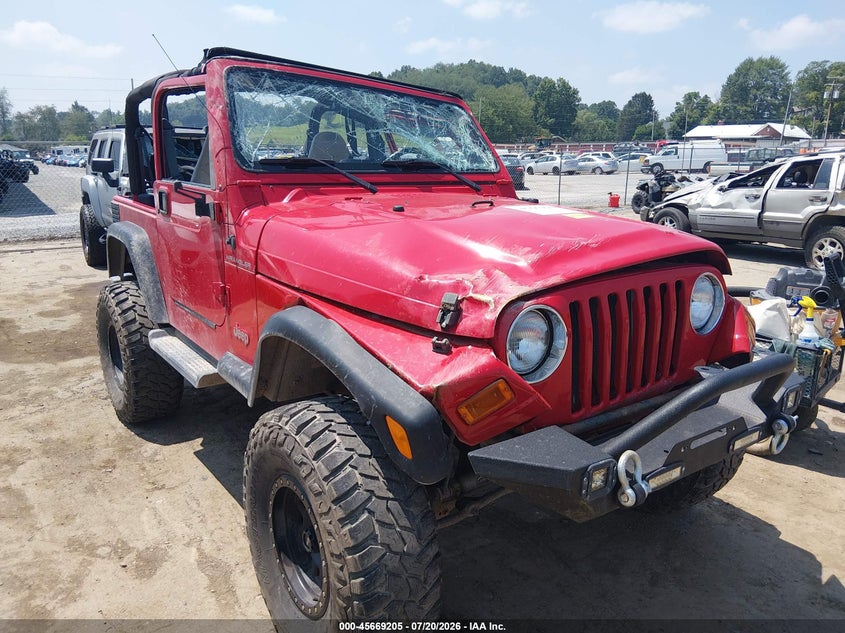 2001 Jeep Wrangler Se VIN: 1J4FA29P41P302347 Lot: 45669205