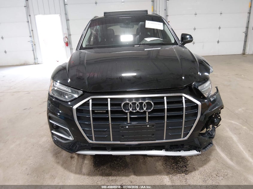 2021 Audi Q5 Premium 45 Tfsi Quattro S Tronic VIN: WA1AAAFY6M2064777 Lot: 45669218