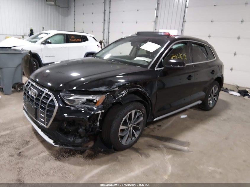 2021 Audi Q5 Premium 45 Tfsi Quattro S Tronic VIN: WA1AAAFY6M2064777 Lot: 45669218